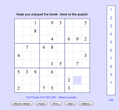 Online Sudoku