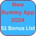 New Rummy App 2022 51 Bonus