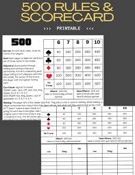 500 Card Game Rules